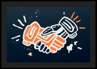 Lakers For Peace Handshake Non-Violence No1-4