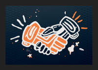 Lakers For Peace Handshake Non-Violence No1-5