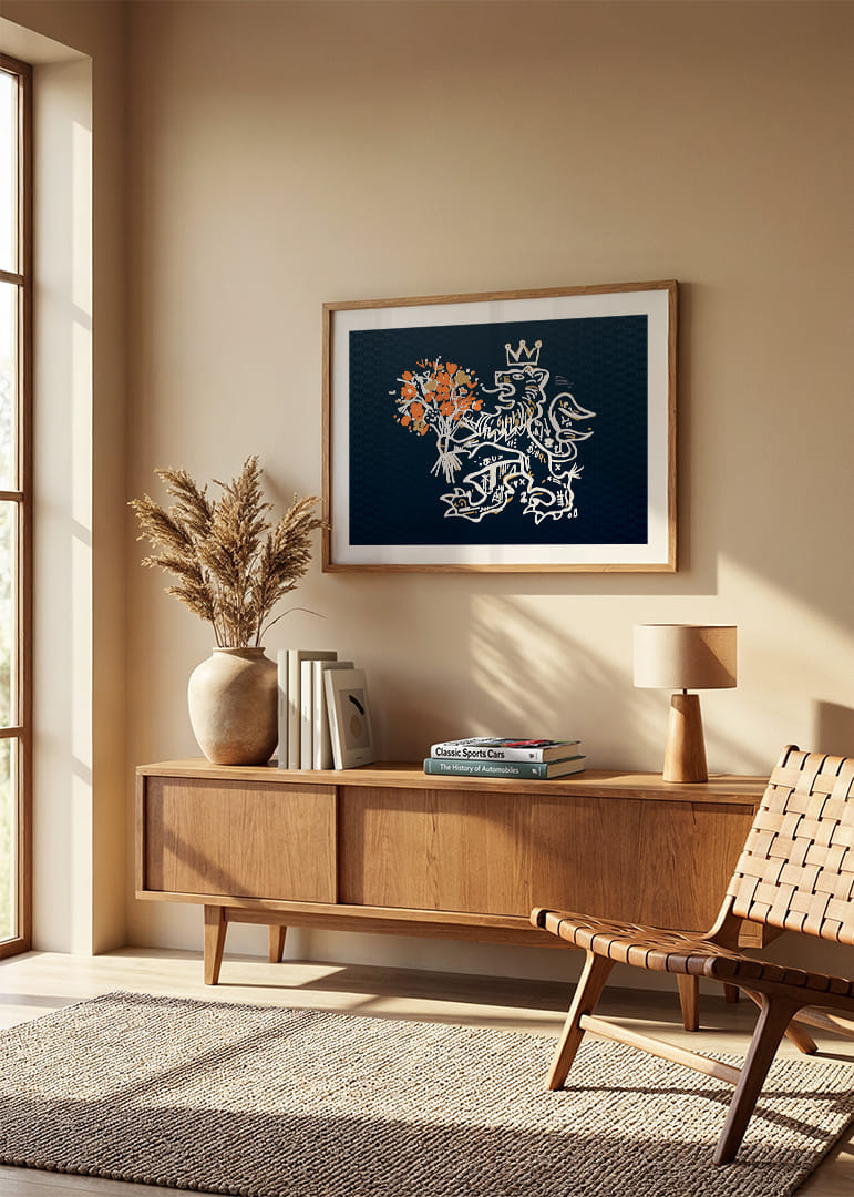 Lakers For Peace Lion Non-Violence No1-12