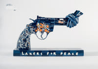 Lakers For Peace Knotted Gun Non-Violence No2-7