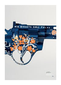 Lakers For Peace Knotted Gun Non-Violence No3-1