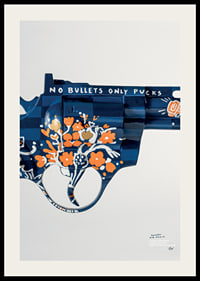 Lakers For Peace Knotted Gun Non-Violence No3-2