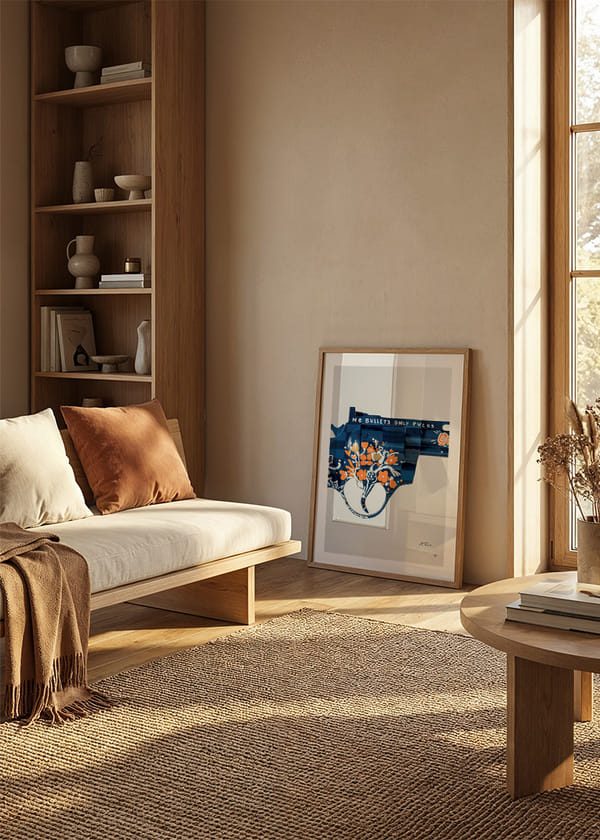 Poster Lakers For Peace Knotted Gun Non-Violence No3 crossfade