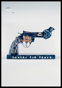 Lakers For Peace Knotted Gun Non-Violence No6-6