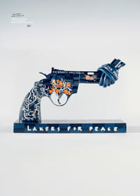 Lakers For Peace Knotted Gun Non-Violence No6-7