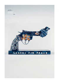Lakers For Peace Knotted Gun Non-Violence No6-1