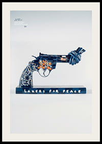 Lakers For Peace Knotted Gun Non-Violence No6-2