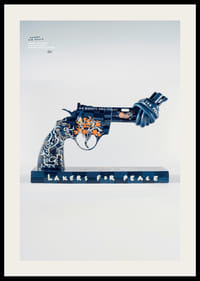 Lakers For Peace Knotted Gun Non-Violence No6-2