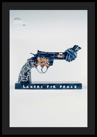 Lakers For Peace Knotted Gun Non-Violence No6-4