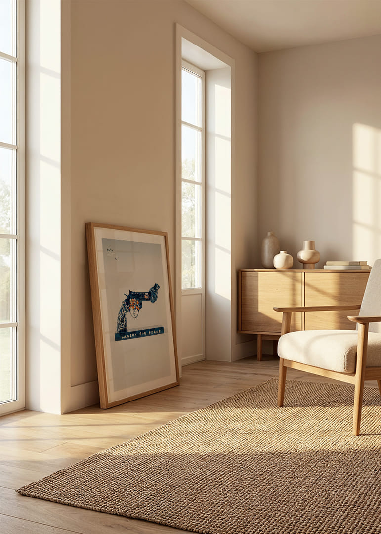 Lakers For Peace Knotted Gun Non-Violence No6-12