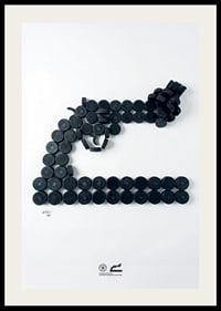 Lakers For Peace Knotted Gun Pucks Non-Violence No2-2