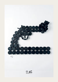 Lakers For Peace Knotted Gun Pucks Non-Violence No2-3