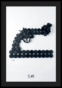 Lakers For Peace Knotted Gun Pucks Non-Violence No2-4