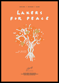 Lakers For Peace Flower Non-Violence-6