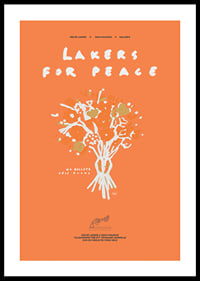 Lakers For Peace Flower Non-Violence-0
