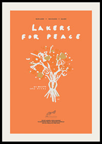 Lakers For Peace Flower Non-Violence-2