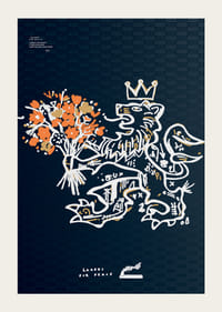 Lakers For Peace Lion Non-Violence No2-3