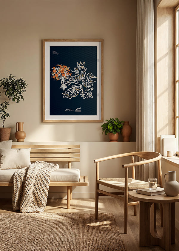 Poster Lakers For Peace Lion Non-Violence No2 crossfade