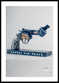 Lakers For Peace Knotted Gun Non-Violence No7-0
