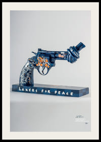 Lakers For Peace Knotted Gun Non-Violence No7-2