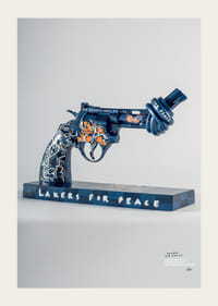 Lakers For Peace Knotted Gun Non-Violence No7-3