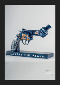 Lakers For Peace Knotted Gun Non-Violence No7-5