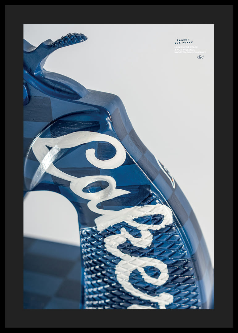 Lakers For Peace Knotted Gun Non-Violence No8-12