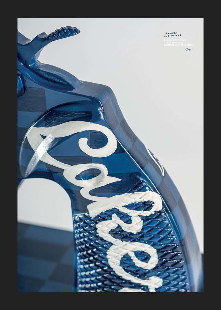 Lakers For Peace Knotted Gun Non-Violence No8-12