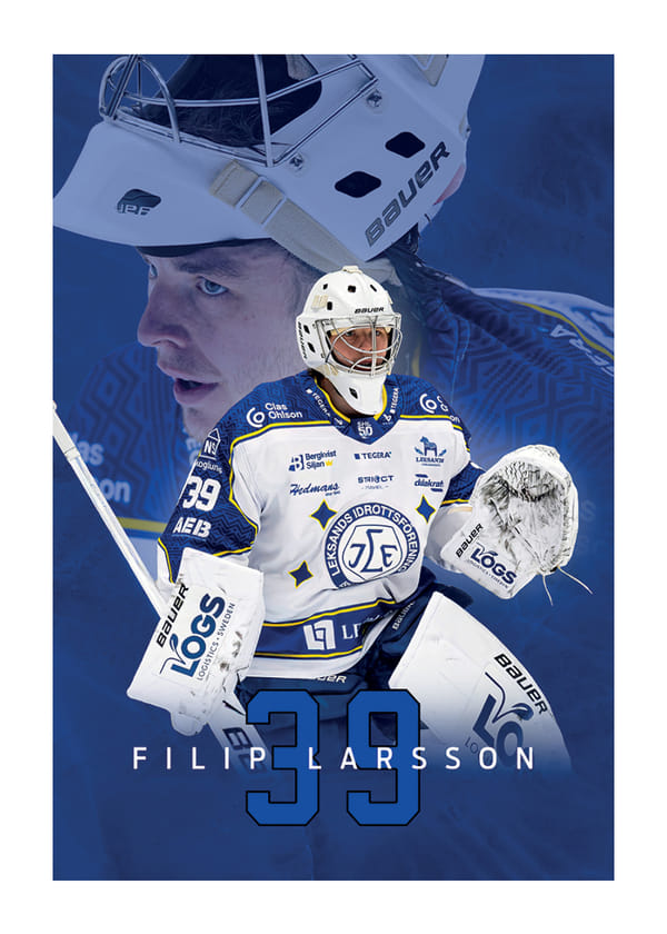 Poster Filip Larsson #39 Leksands IF 2025/2026