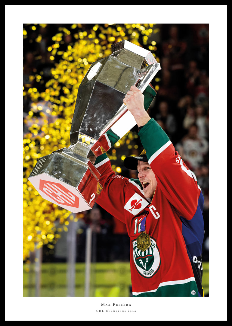 Max Friberg Frölunda CHL-Mästare 2026-12