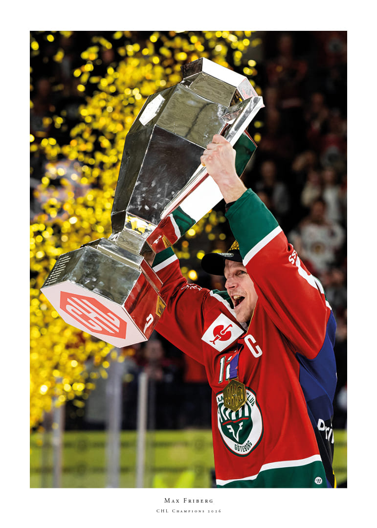 Max Friberg Frölunda CHL-Mästare 2026-12