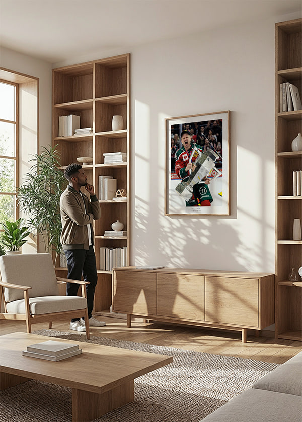 Poster Nicklas Lasu Frölunda CHL-Mästare 2026 crossfade