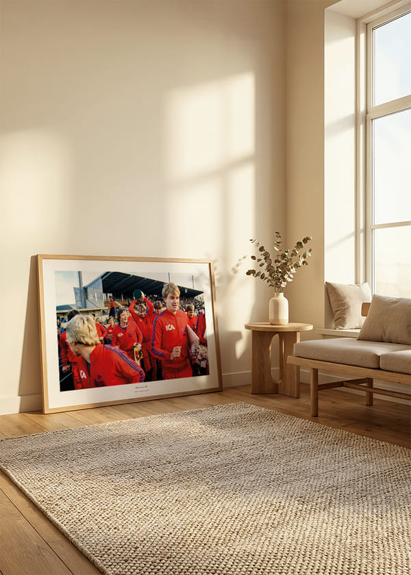 Poster SM-Guld 1980 Östers IF crossfade