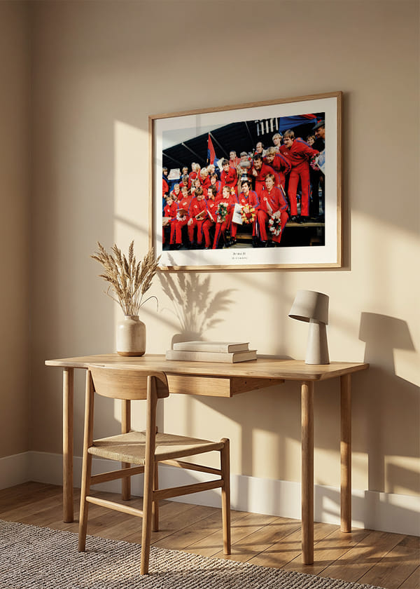 Poster SM-Guld 1980 Östers IF Lagfoto crossfade