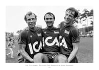 Jan “Lill-damma” Mattsson, Åke Andersson & Peter Truedsson Östers IF 1983-1