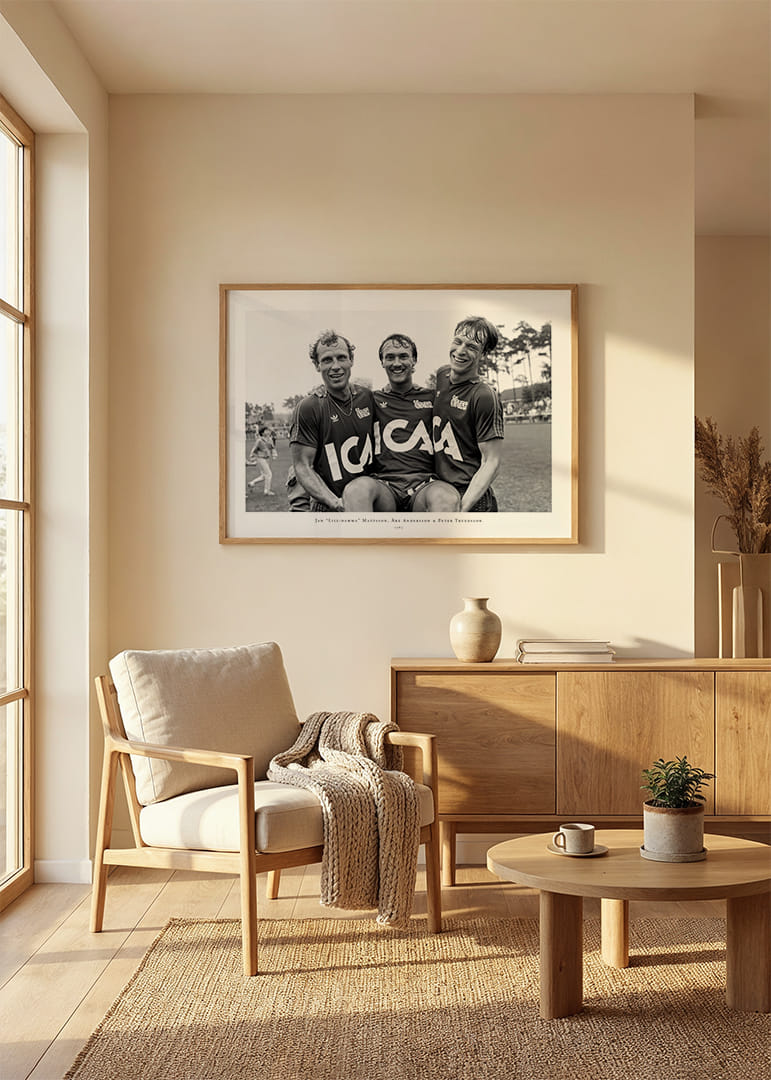 Jan “Lill-damma” Mattsson, Åke Andersson & Peter Truedsson Östers IF 1983-12