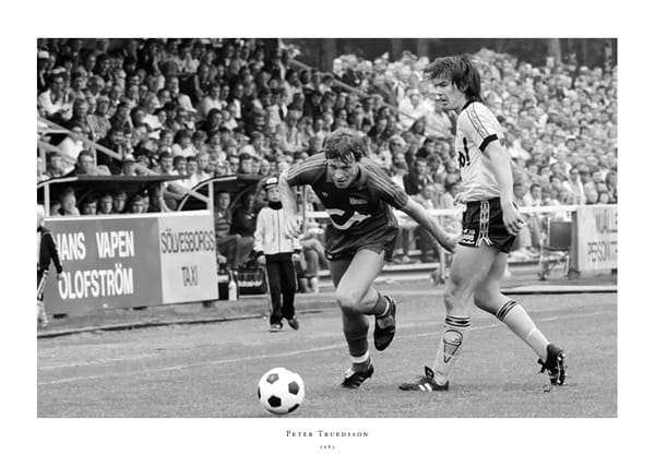 Poster Peter Truedsson 1983 Östers IF