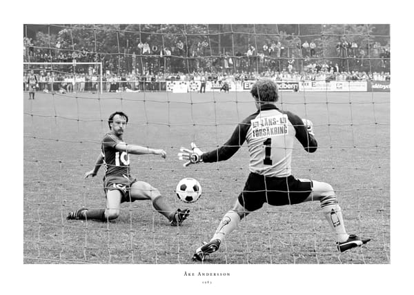 Poster Åke Andersson 1983 Östers IF No1