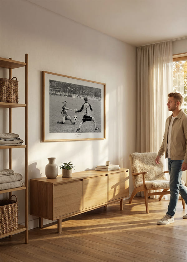 Poster Åke Andersson 1983 Östers IF No1 crossfade