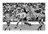 Thomas Ravelli, Andreas Ravelli och Jan “Lill-Damma” Mattsson 1983 Östers IF -1
