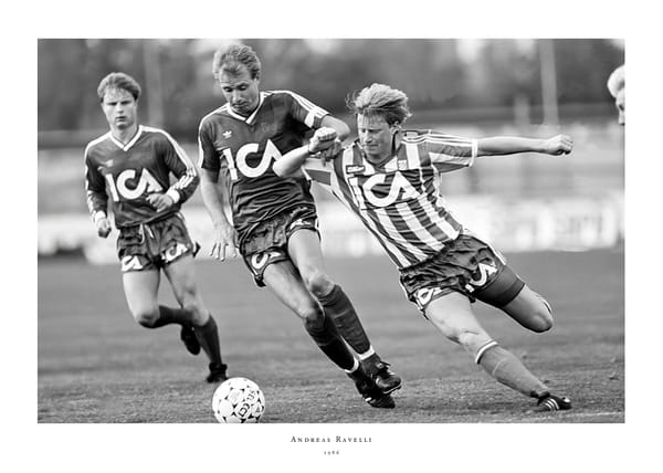 Poster Andreas Ravelli 1986 Östers IF