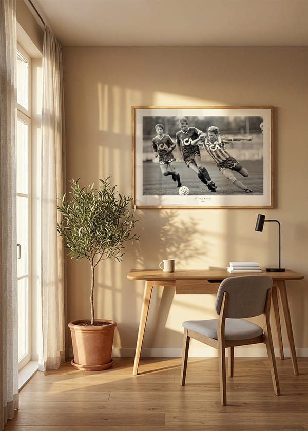 Poster Andreas Ravelli 1986 Östers IF crossfade