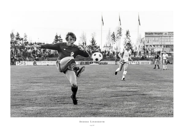Poster Anders Linderoth 1976 Östers IF