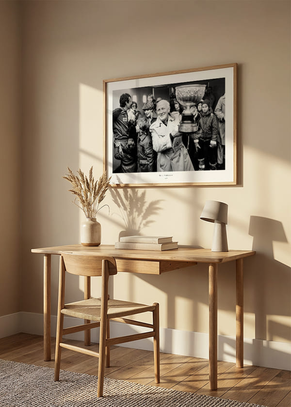 Poster Stig Svensson Med Pokalen 1978 Östers IF No1 crossfade