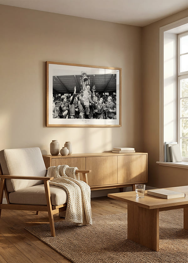 Poster Stig Svensson Med Pokalen 1978 Östers IF No3 crossfade