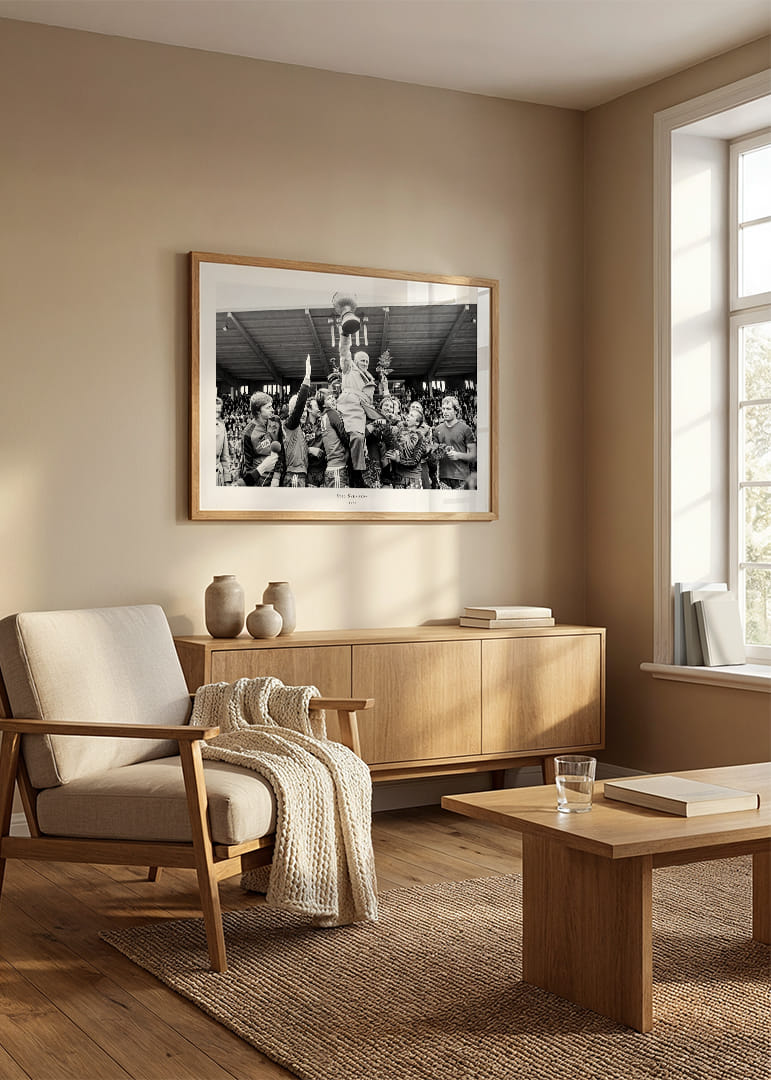 Stig Svensson Med Pokalen 1978 Östers IF No3-12