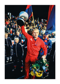 Håkan Arvidsson Med Pokalen 1980 Östers IF -3