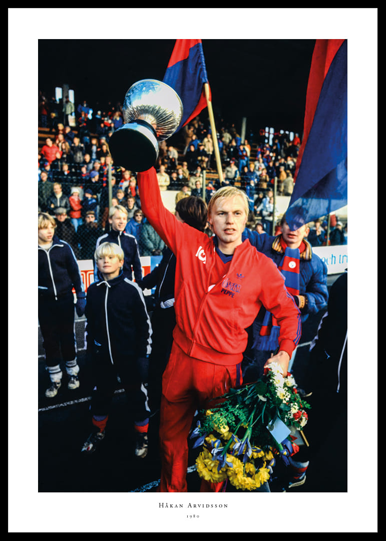 Håkan Arvidsson Med Pokalen 1980 Östers IF -12