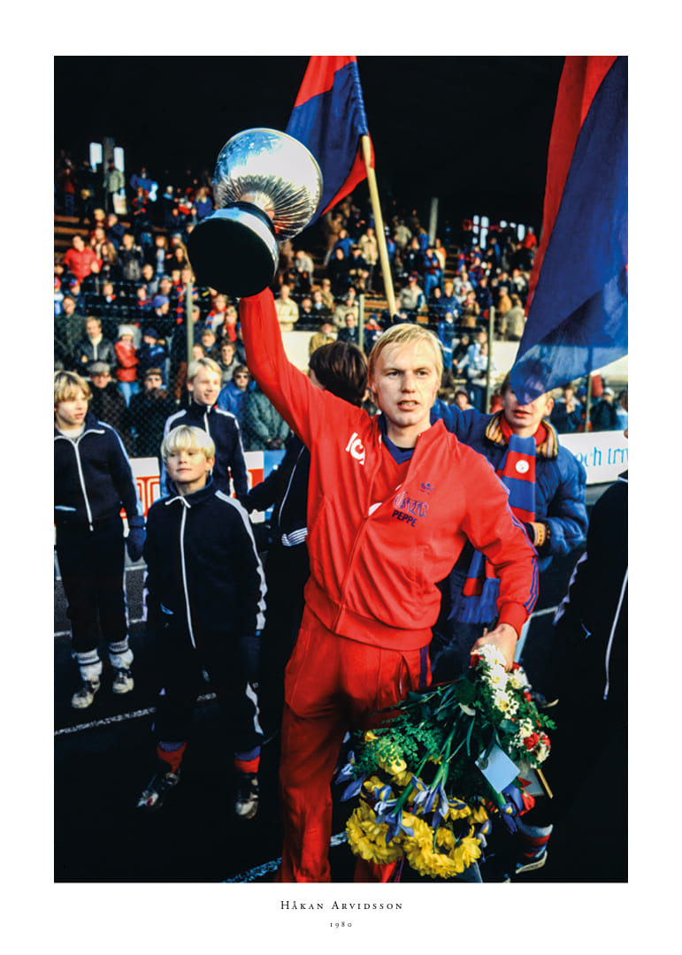 Håkan Arvidsson Med Pokalen 1980 Östers IF -12