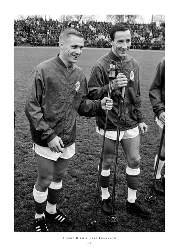Poster Harry Bild & Leif Fransson 1967 Östers IF 